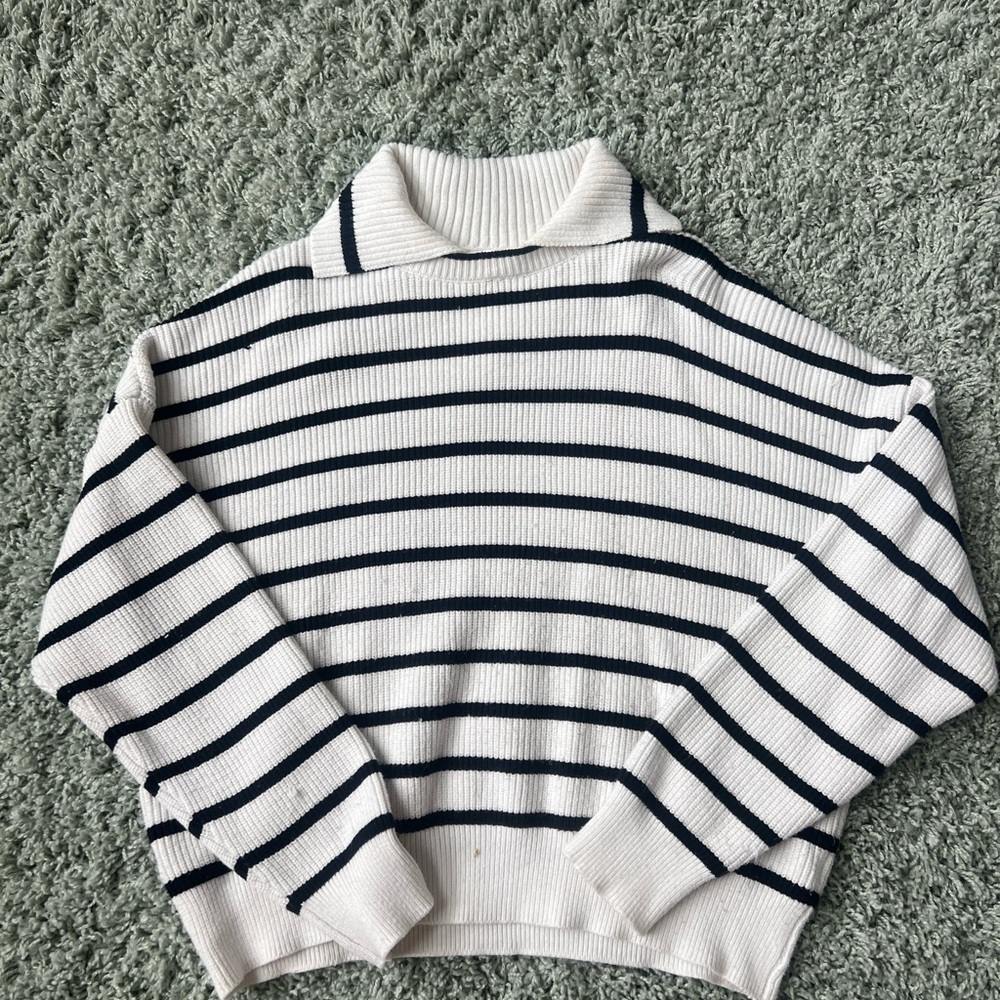 Mango Striped Sweater